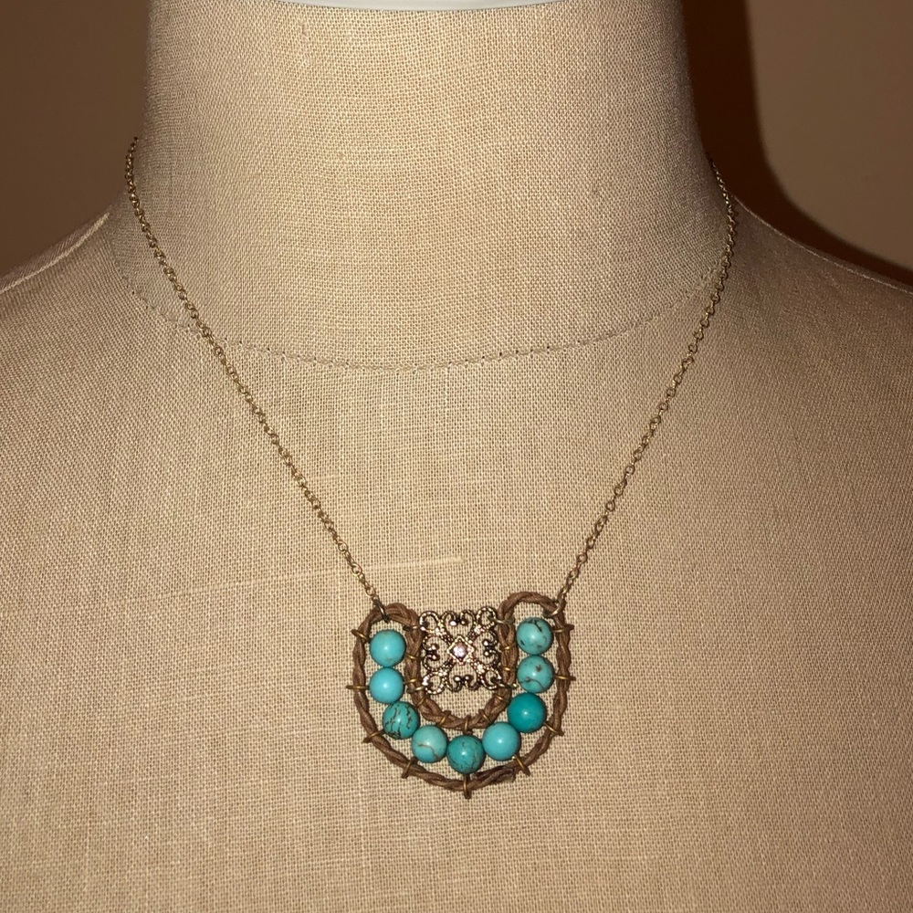 Gold/Turquoise Necklace
